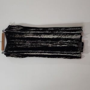 Maxi Jupe Froncée Dries Van Noten Neuve Taille 38 (US 6) Ivoire/noir - Soie/élasthanne